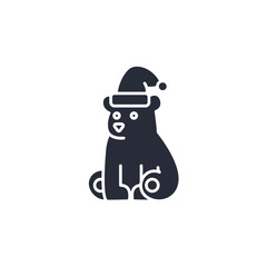 Polar Bear icon vector illustration. Polar Bear symbol isolated on white background