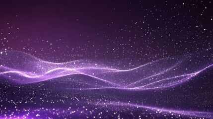 Purple Glitter Abstract Background