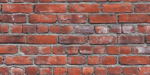 Obraz premium seamless texture of red brick wall, showcasing the unique charm