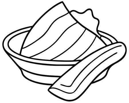 recommend clip art: Dish Towel vector silhouette