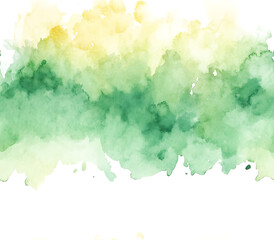 2. Gentle gradients of green and yellow watercolor splashes merging seamlessly, evoking a sense of tranquility and nature 