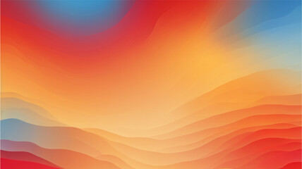Abstract red and orange gradiant background, Bright yellow to light blue gradient for technology background poster wallpaper
