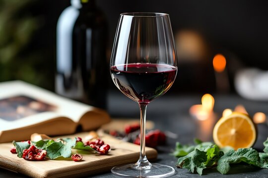Book club with wine, where participants sip wine as they discuss plot twists and character development in their latest thriller