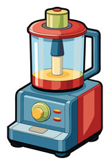 Food Processor vector illustration