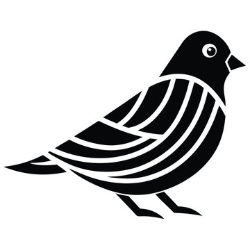 recommend clip art: canary bird vector logo icon design minimalist template 