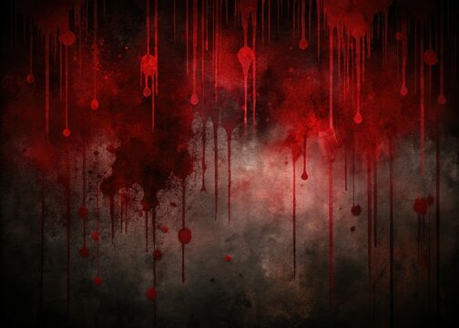 Dark, ominous background splattered with crimson bloodstains and subtle texture, evoking a sense of foreboding and intensity, ideal for thriller, horror, or crime-related designs.