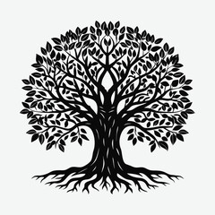 Naklejka premium Roots Vector Free | Detailed Root System Illustration for Nature, Botanical, and Environmental Design Projects