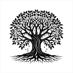 Obraz premium Roots Vector Free | Detailed Root System Illustration for Nature, Botanical, and Environmental Design Projects