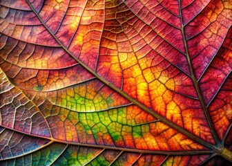Beautifully detailed dry leaf texture showcasing nature's intricate design and seasonal transition