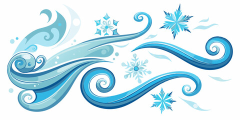 Winter Wind Swirls, Ethereal Breath of Nature
