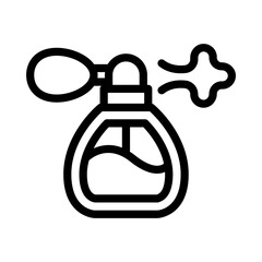 18 perfume line icon illustration vector graphic