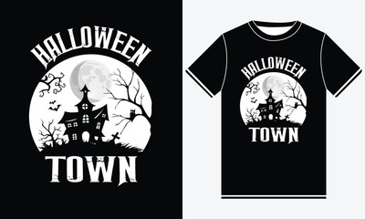 Halloween town Halloween t shirt design