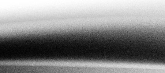 Grainy gradient background, white grey black monochrome abstract noise texture banner backdrop design, blurred dark header backdrop poster header cover design