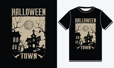 Halloween town Halloween t shirt design