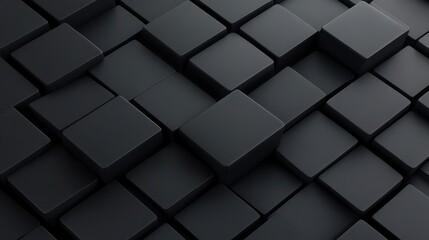 Fototapeta premium A black and white image of squares and rectangles