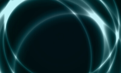 Light blue twirl. curve light effect of blue line. luminous blue circle.