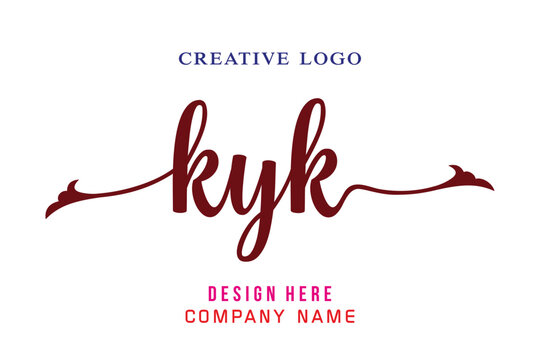 KYK  lettering logo is simple, easy to understand and authoritative