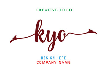 KYO lettering logo is simple, easy to understand and authoritative