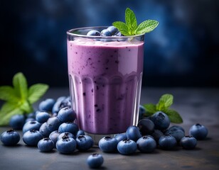 블루베리의 상큼함