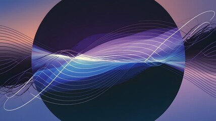 Abstract background wave