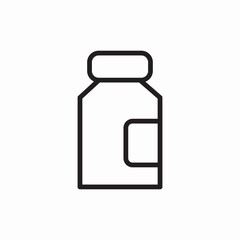 vial for medicine icon sign vector