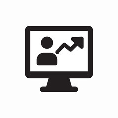 website traffic icon sign vector