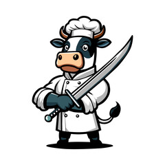 a cartoon character with a sword and a sword.