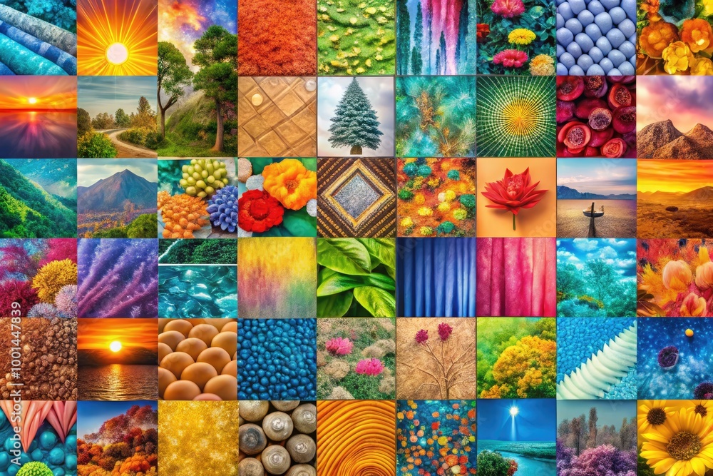Poster collection of unique textured backgrounds for creative projects and design applications