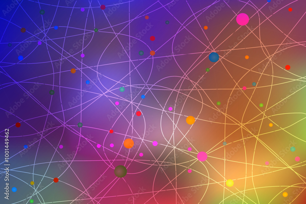 Poster Connections color gradient background, texture blur abstract background, abstract gradation blur texture. Blurred colored soft gradient background for presentation, banner, backdrop