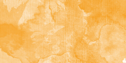 abstract stylist grunge blurry yellow or orange watercolor background texture with space for your text and any design. Abstract modern Hand Painted Orange and white watercoloe Background,	
