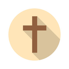 Fototapeta premium Christ Cross. Vector Icon