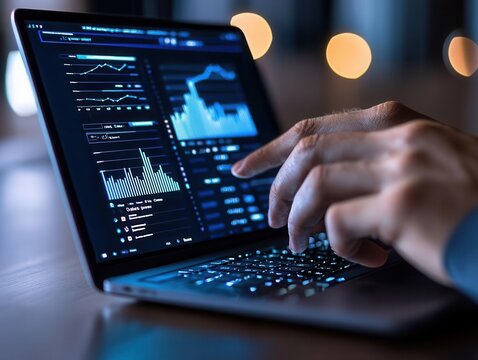 A company evaluating customer retention strategies using futuristic data analytics dashboards, [Retention], [Customer experience],