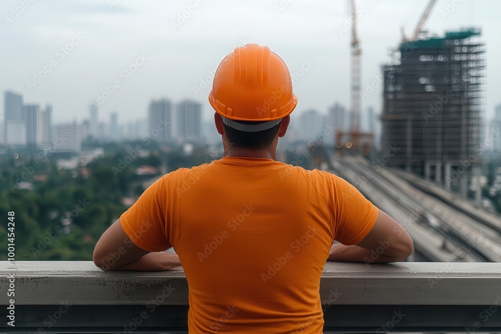 Aufkleber project engineer coordinating with contractors and subcontractors on a bridge construction project, 