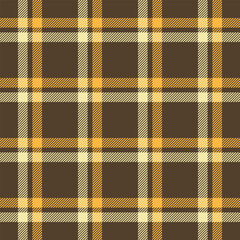 autumn colors tartan or lumberjack seamless pattern, thanksgiving or halloween vector background