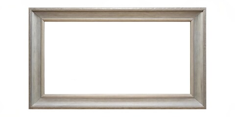 Blank grey square frame with center for design mockups and presentations