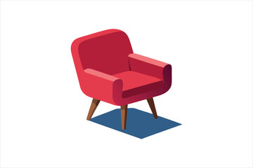  Turbo Squid 3d chair vector art illustration 