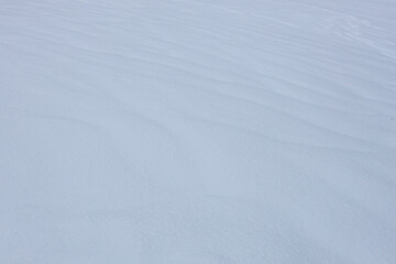 snowy surface, the ground is covered with fresh snow