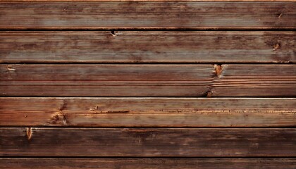 Wood texture background, weathered brown plank from barn