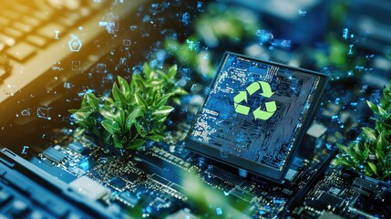 a theme picture of IT assets management, reuse and recycling