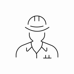 builder engineer icon sign vector