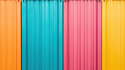 The colorful containers of the Re