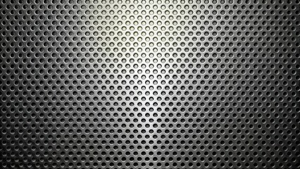 Naklejka premium Metal Holed Perforated Grid Background for Industrial Design Projects