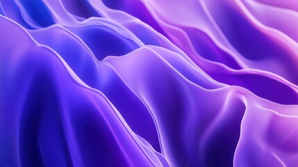 Obraz premium Abstract Purple and Blue Waves
