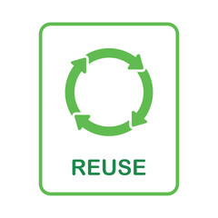 Recycling icon. vector illustration