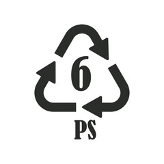 Recycling icon. vector illustration