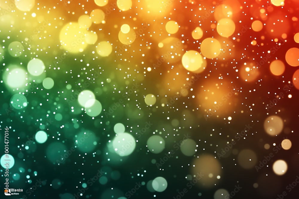 Poster a colorful background with many small circles
