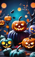 halloween seamless background