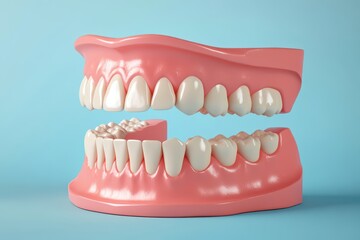 Obraz premium A close up of a person's mouth with a black background