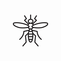 fly insect icon sign vector