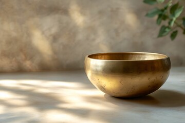 Serene Healing Vibrations from a Tibetan Singing Bowl, sound, meditation, therapy, calm